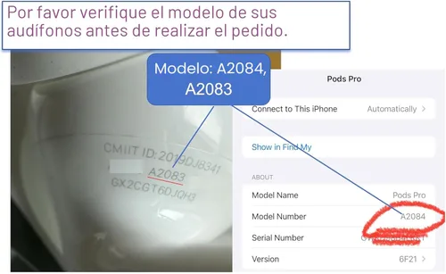 Miniatura 5 de Meenova Reemplazo de auriculares izquierdo A2084, solo lado izquierdo para Pod Pro original de 1ª generación (modelo A2084), compatible con funda