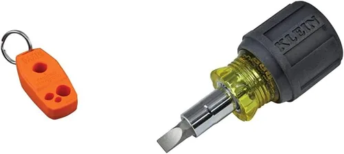 Klein Tools Juego de destornilladores magnéticos con desmagnetizador/magnetizador y destornillador rechoncho 6 en 1