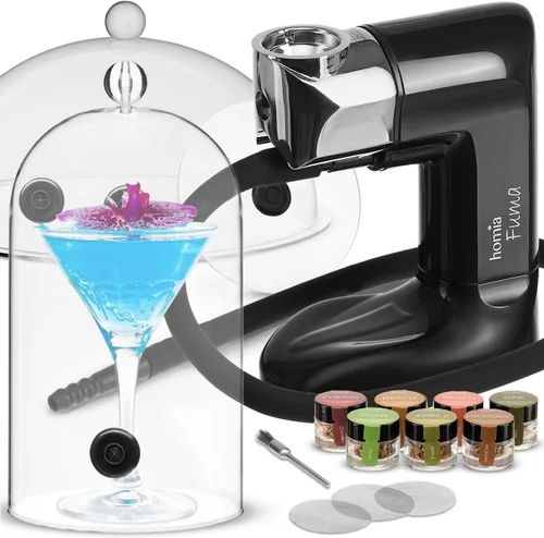 Kit de ahumador de cóctel, kit de ahumador de whisky, infusor de humo, kit universal, 14 piezas, máquina ahumadora con accesorios y astillas de
