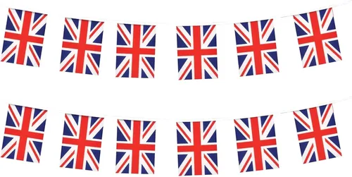 Miniatura 20 de Bandera de Francia Pequeña Mini Bandera Francesa Banner Decoraciones para Desfiles, Fiestas, Aulas, Jardines y Festivales (Francia)
