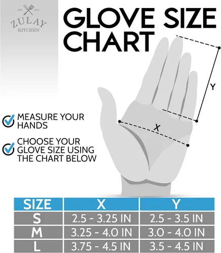 Miniatura 6 de Zulay - Guantes resistentes a los cortes, protección de grado alimenticio nivel 5, cómodos guantes de corte de seguridad, guantes de trabajo forro