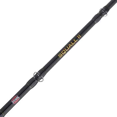 Miniatura 5 de Penn Squall II Combo de Caña y Carrete de Pesca con Arrastre de Palanca