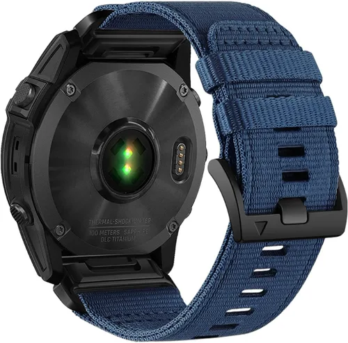 Miniatura 11 de Abanen Correas de reloj de nailon de 0.866 pulgadas de ajuste rápido mejoradas para Garmin Fenix 8 de 1.772 pulgadas / Fenix 7 / epix Pro 1.772