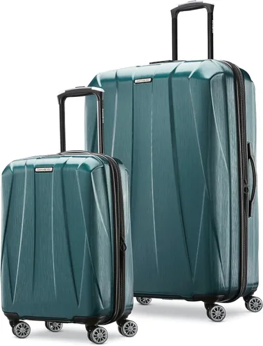 Miniatura 28 de Samsonite Centric 2 Set de maletas rígidas expandibles con ruedas giratorias dobles, Azul Caribe, Juego de 2 piezas (equipaje de mano/grande)