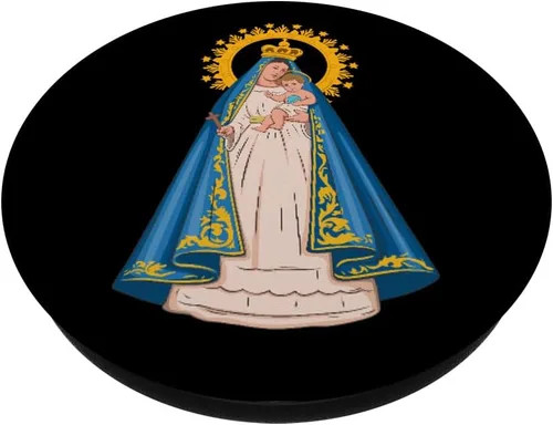 Miniatura 2 de Virgen María.Virgen de la Caridad del Cobre. PopSockets PopGrip intercambiables de Patrona de Cuba
