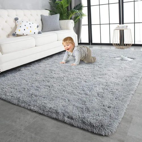 Miniatura 34 de TWINNIS - Alfombras muy suaves de pelo largo para interiores de 3 x 5 pies. Modernas alfombras de áreas de felpa para sala de estar, dormitorio