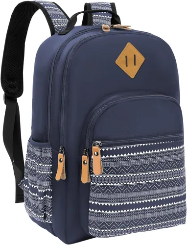 Miniatura 86 de Leaper Mochila para laptop para mujer: linda mochila floral para escuela, universidad, viajes, trabajo, mochila ligera para niños, Negro margarita