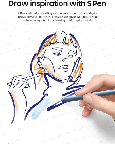 Miniatura 2 de Paquete de 2: Tab S6 Lite S Pen repuesto para Samsung Galaxy Tab S6 Lite All Verison Stylus Touch Pen con 5 puntas/puntas (gris)