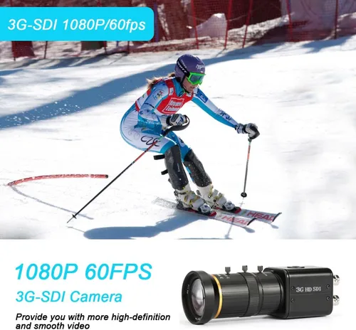 Miniatura 5 de Cámara HD 3G-SDI 1080@60/50/30/25P, cámara de seguridad CCTV digital HD 1080@60/50i, 1/2.8 "alta sensibilidad CMOS 0.197-1.969 in manual Varifocal