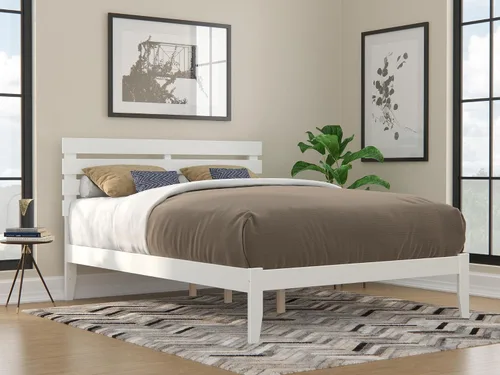 Miniatura 13 de AFI, Cama Oxford Queen con plataforma, color espresso