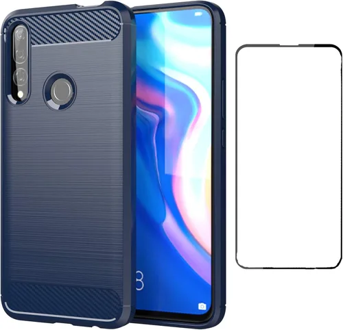 Miniatura 10 de Asuwish Funda de teléfono para Huawei Y9 Prime 2019/Honor 9X/P Smart Z con protector de pantalla de vidrio templado y accesorios de celda de Negro