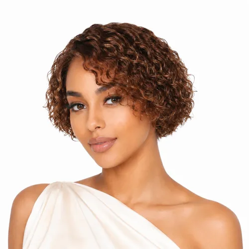 Miniatura 8 de Pelucas de cabello humano rizado profundo, parte lateral, encaje frontal precortado, encaje frontal para usar y llevar, peluca sin pegamento