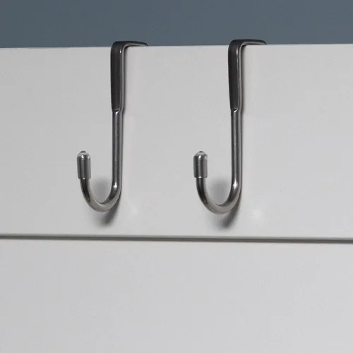 Miniatura 3 de 8 ganchos de metal en forma de S doble para colgar sobre el gabinete, para cocina, baño, armario, utensilios para colgar, toallas, ropa, cajón