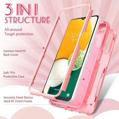 Miniatura 4 de Funda para Samsung Galaxy A14 5G – Funda de teléfono linda para mujeres y niñas, diseño único estético genial para adolescentes, arte kawaii