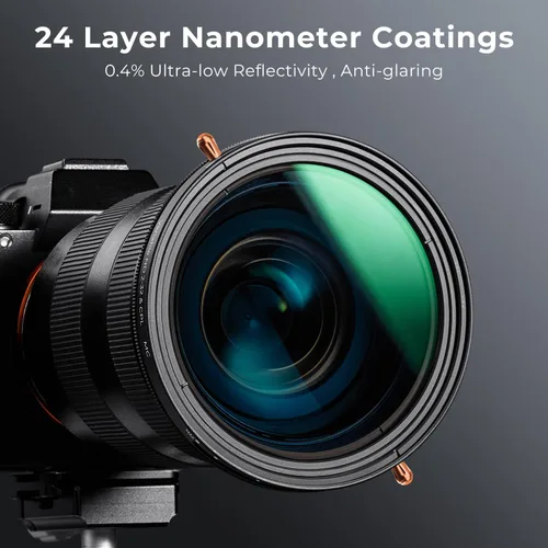 Miniatura 6 de K&F Concept 49mm Filtro Degradador Variable ND2-32 ND Y Filtro Polarizador Circular CPL De Lente De Cámara Impermeable Filtro De Densidad Neutral