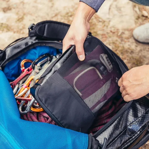 Miniatura 28 de Gregory Alpaca - Bolsa de lona resistente al agua para viajes de aventura y equipo con cubo de embalaje incluido, Negro obsidiana, 100L