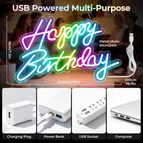 Miniatura 5 de Letrero de neón de café con luces LED para negocios, regulable, 5 V, alimentado por USB, para decoración de pared, letrero de luz LED para club