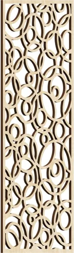 Miniatura 133 de Latrobe Paneles de pared decorativos de madera con calado, 9 3/8 pulgadas de ancho x 24 3/8 pulgadas de alto x 3/8 de alto, roble rojo rojo (Red Oak)