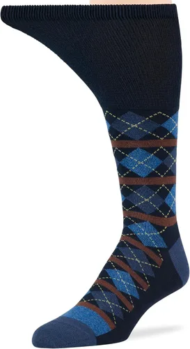 Miniatura 15 de 7BIGSTARS KINGDOM Calcetines de algodón para hombre, diabéticos, no vinculantes, paquete de 5 unidades, talla L/XL, Azul mezclilla, verde oliva