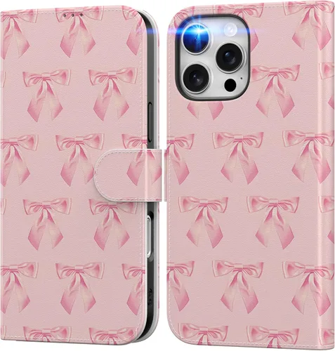 Miniatura 76 de DEENAKIN Funda tipo cartera para iPhone 15 con tarjetero + clip para efectivo, bloqueo RFID, protección contra caídas de grado militar y obras