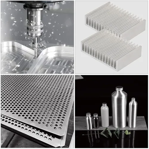 Miniatura 5 de Paquete de 2 láminas de aluminio 6061 T6 de 8 x 8 x 5/16 pulgadas, placa plana de aluminio finamente pulido y desbarbado, 0.315 pulgadas de grosor
