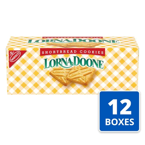 Miniatura 21 de Lorna Doone - Galletas de mantequilla, 36 paquetes de bocadillos (6 galletas por paquete, 12 cajas)