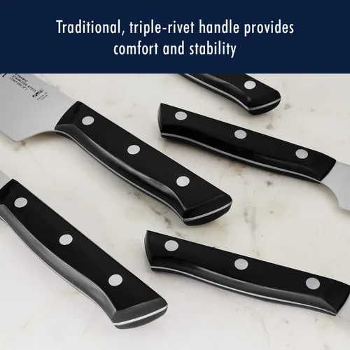 Miniatura 6 de HENCKELS Cuchillo de pan dinámico afilado de 8 pulgadas, cuchillo para pastel, diseño alemán informado por más de 100 años de maestría, acero