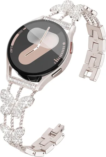 Miniatura 17 de Galaxy Watch 7, 6, 5, 4, correa de 0.78 pulgadas (0.787 in), mariposa para Samsung Galaxy Watch 4, 5, 6, 7, FE de 1.575 pulgadas, 1.732 pulgadas