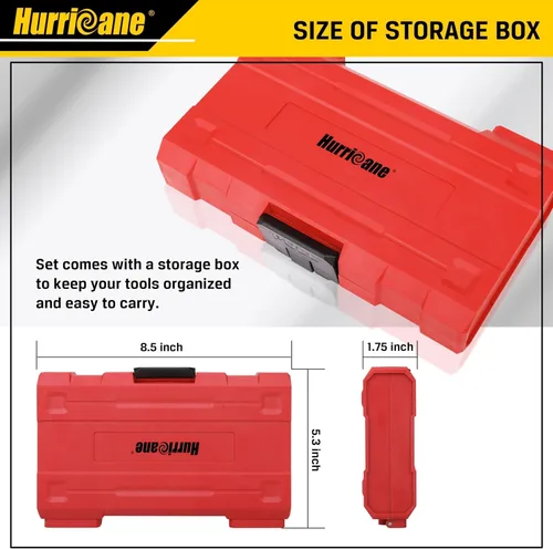 Miniatura 7 de HURRICANE Juego de destornilladores aislados para electricista profesional de 13 piezas, 1000V Cr-V punta magnética, herramientas eléctricas