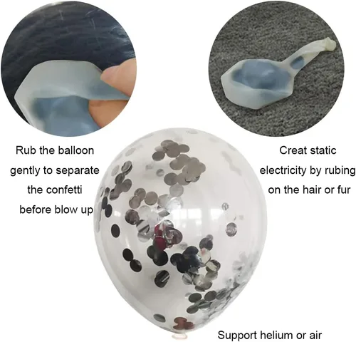 Miniatura 5 de Juego de suministros de decoración de cumpleaños número 16 para fiesta de cumpleaños, globos de aluminio con el número 16 y globos