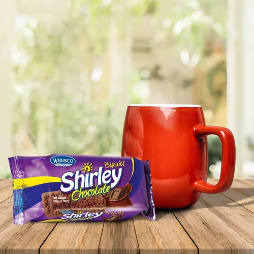 Miniatura 4 de Wibisco Shirley Biscuits, chocolate, 3.7 oz (paquete de 24)
