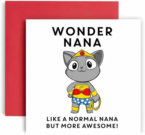 Miniatura 7 de Huxters Tarjeta de cumpleaños para tía WonderAuntie – Tarjeta de feliz cumpleaños para ella – regalos para mujeres – Tarjeta de cumpleaños – Tarjeta