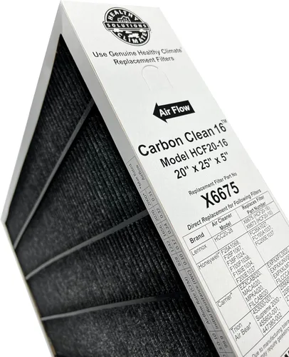 Miniatura 5 de Lennox Healthy Climate X6675 - Paquete de filtros MERV 16 de 20 x 25 x 5 con filtro de suministro para el mismo día (5 unidades)