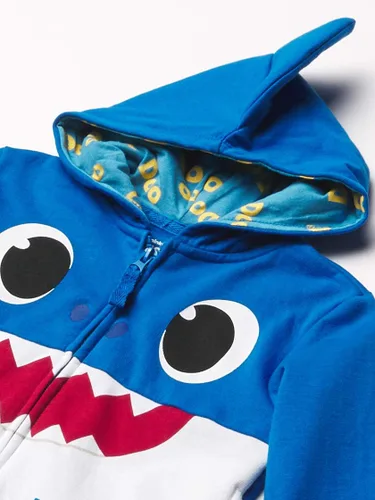 Miniatura 3 de Pinkfong - Sudadera con capucha con cremallera para bebé, diseño de tiburón, color azul
