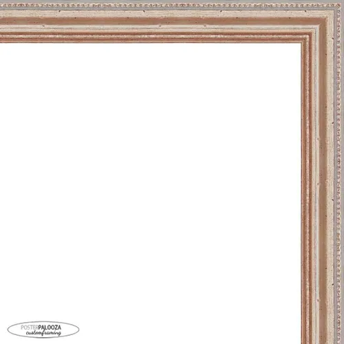 Miniatura 6 de Poster Palooza 3x3 Inch Traditional Antique Silver Complete Wood Square Picture Frame with UV Acrylic Plexiglass, Foam Board Backing & Hardware