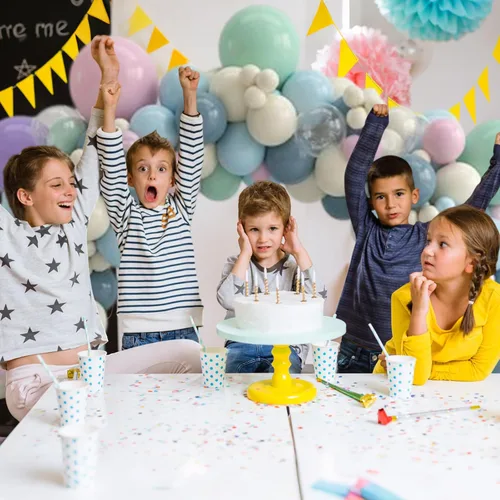 Miniatura 18 de Globos rosados y morados, 50 unidades de 12 pulgadas, globos de confeti, globos de látex metálicos rosados y morados con cinta, globos de fiesta