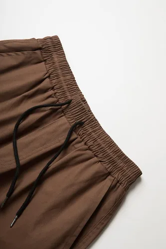 Miniatura 5 de THWEI Pantalones cargo para hombre, pantalones deportivos casuales de algodón, holgados, rectos