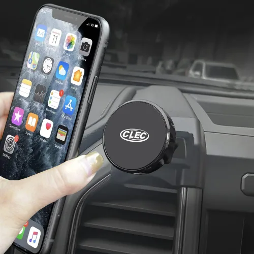 Miniatura 9 de BEERTE Soporte de teléfono para automóvil para Ford F-150 2015-2020 Soporte de teléfono móvil de sujeción eléctrica 360° giratorio ajustable f150