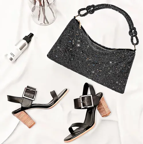 Miniatura 7 de WLLWOO WLLWOO Bolsos de mano con diamantes de imitación para mujer, bolsos de noche elegantes, bolsos cruzados brillantes para fiesta, club, boda