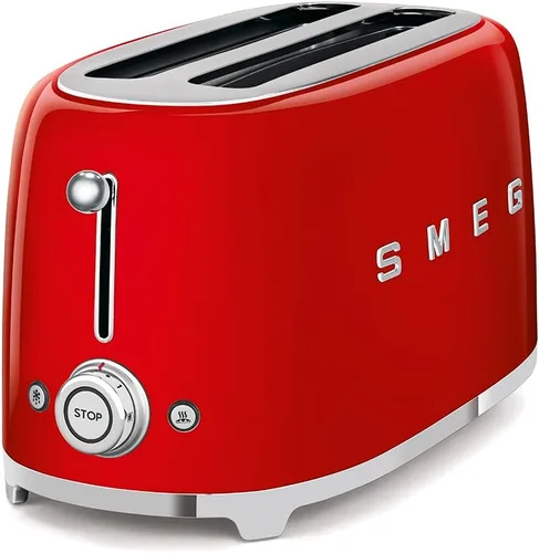Miniatura 19 de SMEG Tostadora de 2 rebanadas con 6 ajustes preestablecidos y función de descongelación y bandeja de migas extraíble (Jade)