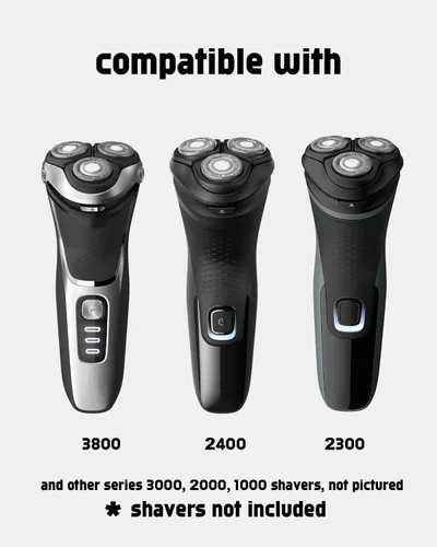 Miniatura 2 de Paquete de 12 cabezales de repuesto SH30 compatibles con Philips Norelco Shaver 2400 cuchillas de repuesto compatibles con cabezales de repuesto