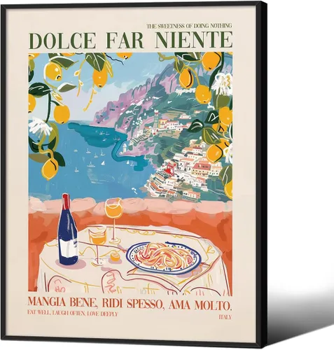 Miniatura 18 de Póster de pintura al óleo colorida de ventana abierta, arte de pared abstracto impresionista famoso y moderno, impresiones de lienzo estético