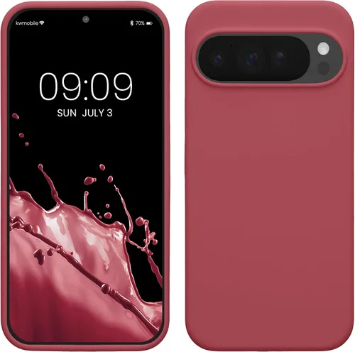 Miniatura 746 de kwmobile Funda Compatible con Google Pixel 6 Pro - Funda de teléfono de silicona TPU con acabado suave - Azul Arrecife