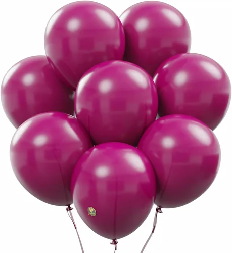 Miniatura 21 de AFTERLOON® - Globos de látex de goma natural de alta calidad, 50 unidades, color azul claro de 10 pulgadas, color mate, duradero, grueso, extra