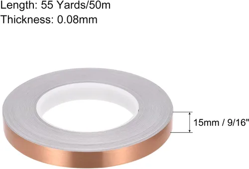 Miniatura 2 de MECCANIXITY Adhesivo autoadhesivo para azulejos, tira de cinta de sellado de huecos de 9/16 pulgadas x 55 yardas para pared, piso, techo, muebles
