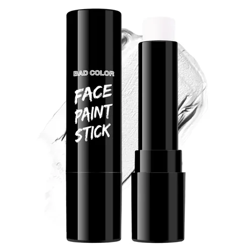 Miniatura 36 de BADCOLOR Barra de pintura naranja para la cara y el cuerpo, crema mezclable para ojos negros de cuerpo completo, maquillaje para Halloween, SFX