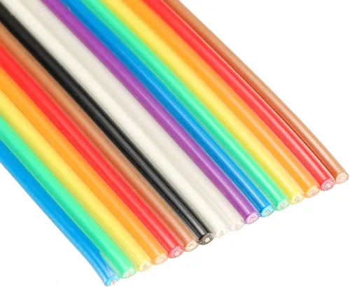 Miniatura 4 de uxcell Paso plano del alambre 4.2 ft m del arco iris IDC del cable de cinta 16P 16.4 ft de largo