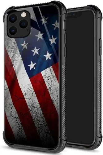 Miniatura 13 de ZHEGAILIAN Funda para iPhone 13, protección de grado militar, esquinas a prueba de golpes, funda antiarañazos para iPhone 13, águila americana