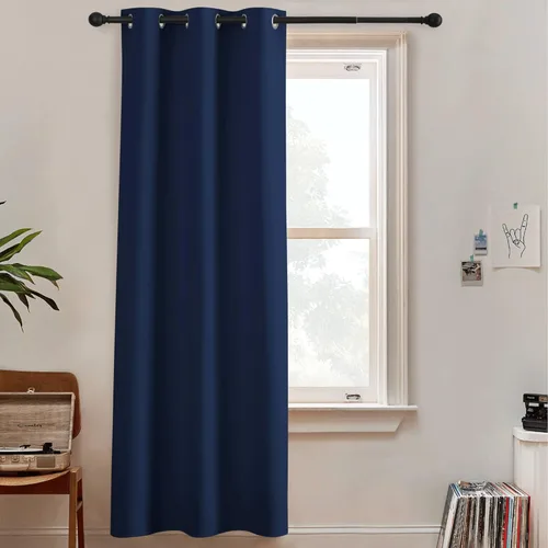 Miniatura 51 de RYB HOME - Cortinas extra largas con bloqueo de luz, persianas opacas insonorizadas para privacidad para cine en casa, oficina, fondo de patio, sala