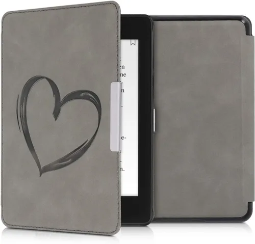 Miniatura 9 de kwmobile Funda compatible con Amazon Kindle Paperwhite (10.Gen - 2018) - Funda para lector electrónico - Esquema de viaje rosa polvoriento
